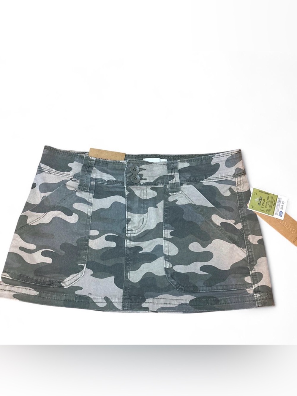 NWT-Camo Mini Skirt
